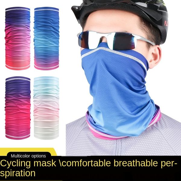 

t1yca cycling mask ice silk summer sunscreen multifunctional outdoor sports windproof outdoor sports bicycle scarf and dustproof scarf cover