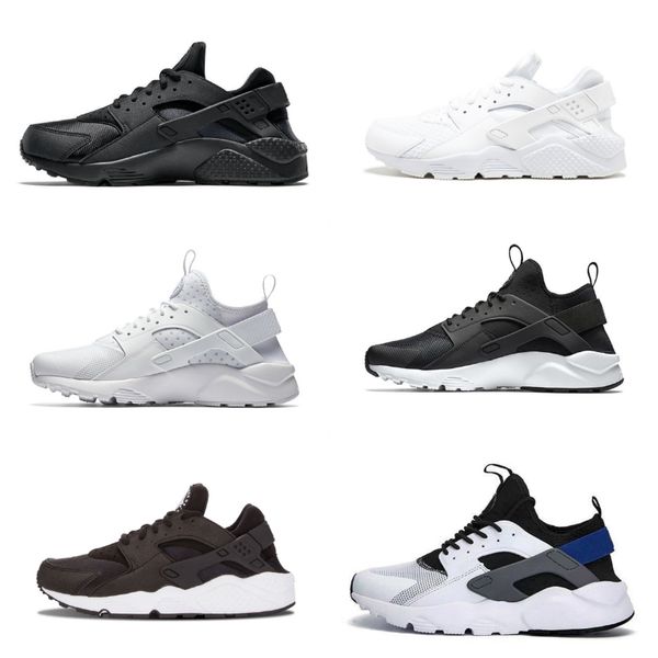

2020 new color huarache id custom running shoes for men navy blue tan huaraches sneakers air designer huraches outdoor hurache trainer, Black