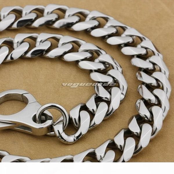 

linsion 316l stainless steel 14 ~ 32 inches mens biker rocker punk wallet chain keychain 5n010wc, Slivery;golden