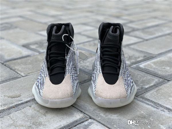 

new authentic kanye west basketball shoes quantum 3m reflective suede overlays men sneakers designer sports shoes eg1535 with box