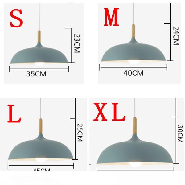 

minimalist modern pendant lamps e27 wood & aluminum lampshade hanging & pendant lights 110v 220v for art fashion decor luminaire