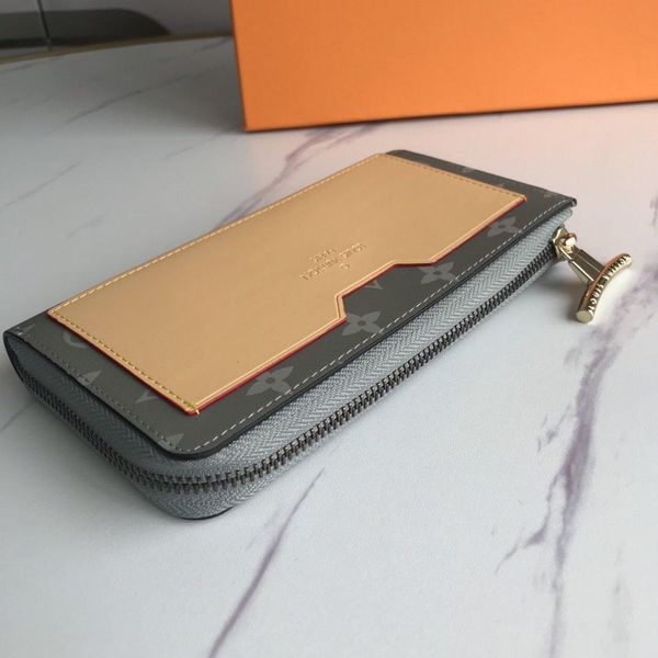 

vintage design mens zipper wallet purses handbag money coin pocket long wallets card holder new arrival men purse with origin box sale