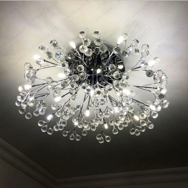 

fancy ceiling light crystal led crystal ceiling lamp modern lamps for living room lights ac110-240v crystal lighting bed room ing