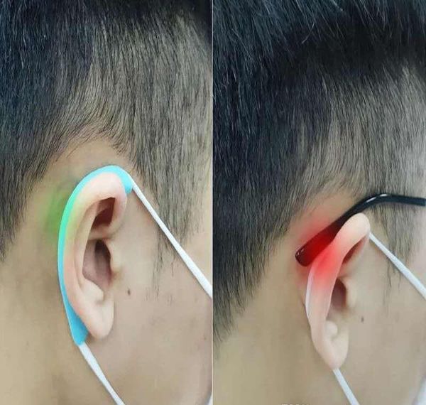 

маска из мягкого силикона крюк уха pain невидимый earmuffs уха защита уха артефакта эпидемия профилактика supplies parso trustbde