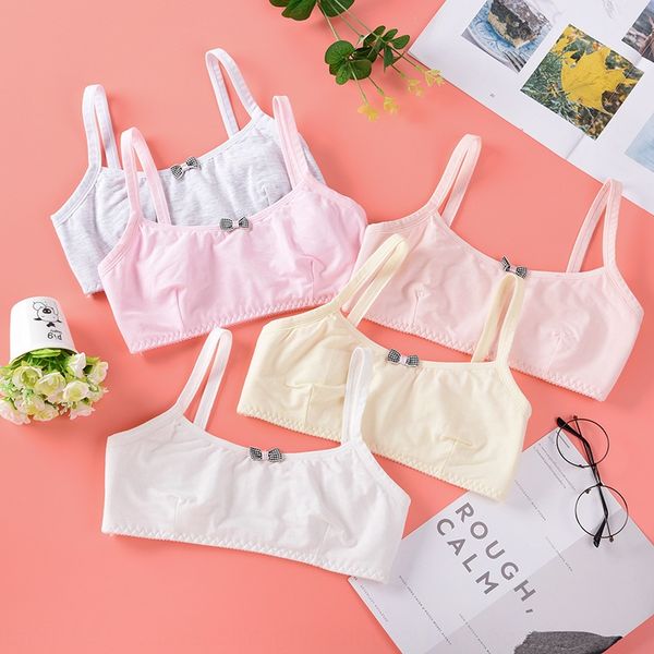 

5kxw0 девочка период развития студент клип тонкий бюстгальтер подвязка sling braunderwear brasports жилет хлопка девушка периода развития ст, White