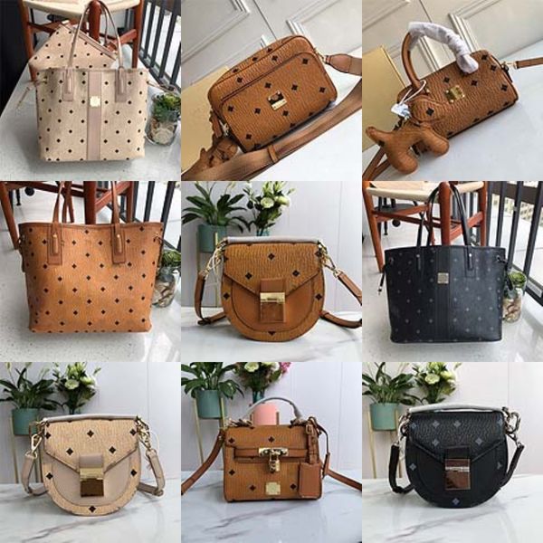 

2020 luxury ladies leather handbag women retro designer leather crossbody bag ladies button shoulder bag#113, Black