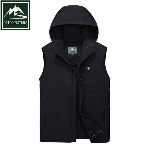 

xbglv 2019 new men's waistcoat outdoor quick-drying casual pgraphy 2019 new men's waistcoat outdoor quick-drying casual pgraphy ve, Black;white