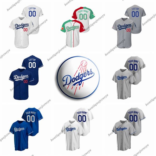 

custom los angeles dodgers men women youth personalized #00 any name and number black blue white gray jerseys 02, Blue;black
