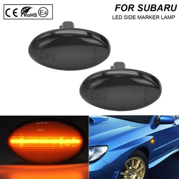

2x led боковой габаритный дыма лампа сигнала поворота для impreza wrx 2002-2007
