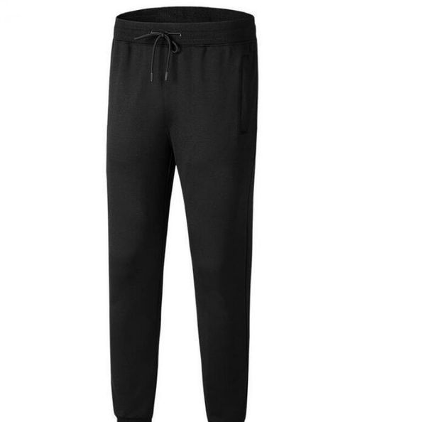 

2019 new fn20168 autumn men's casual fleece sweatpants solid high street trousers men joggers oversize men's pants, Black