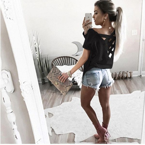 

back coat cross strap loose short sleeve back coat cross strap loose short sleeve, White