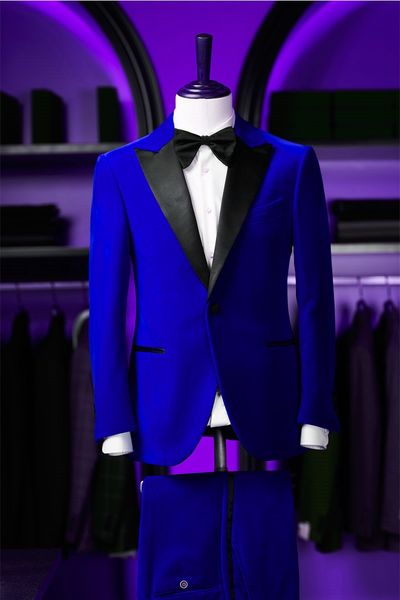 

классический вельвета смокинги жениха свадьба мужчин костюмы мужские свадебные костюмы смокинг костюмы де вылить hommes мужчин (куртка + брю, Black;gray