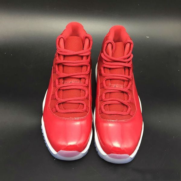 

new release 11 win like 82 wholesale ice blue space jam 11 unc 11s midnight navy blue gym red with box basketball shoes