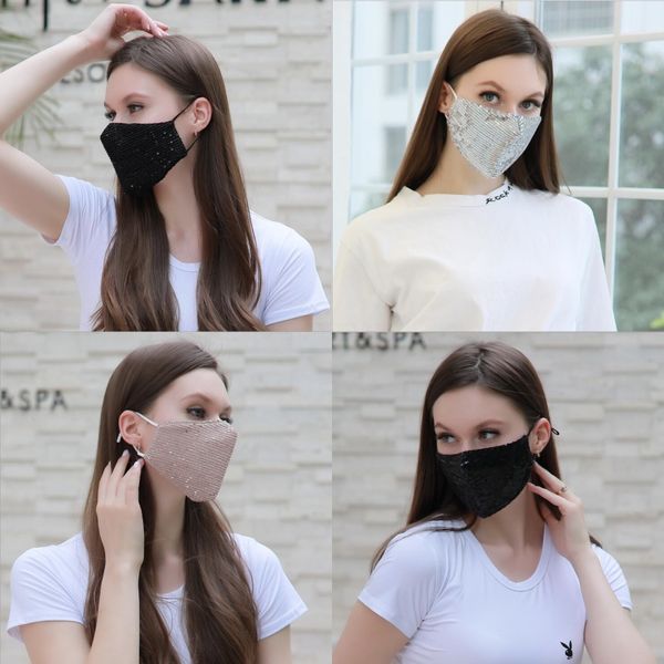 

face mouth mask letters pattern party masks #266560#531, Black