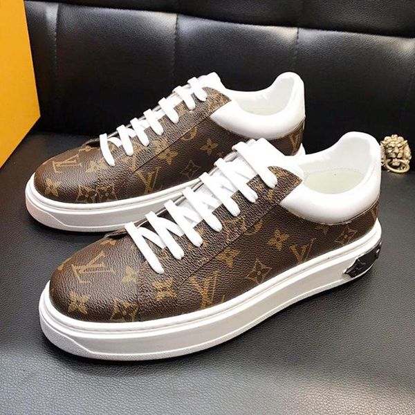 

mens shoes sneakers with original box low frontrow sneaker footwears thick sole style men shoes lace up chaussures pour hommes drop ship, Black