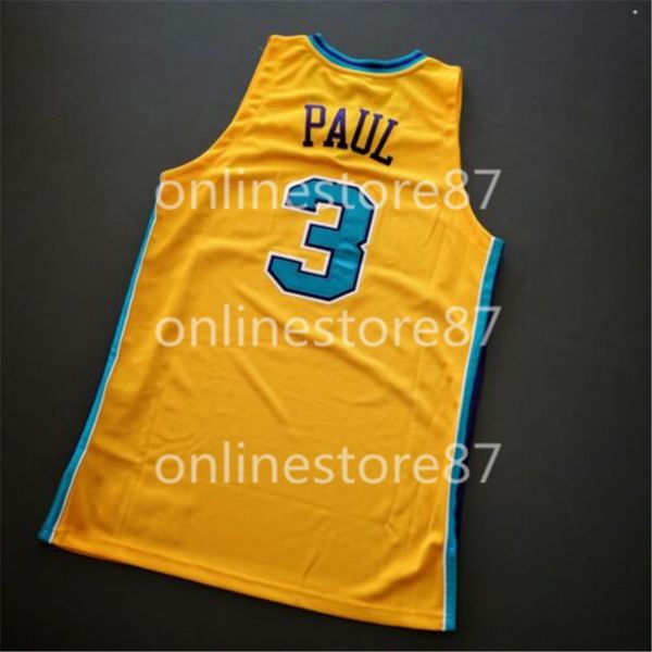

vintage men 2005 -2006 chris paul mitchell & ness jersey college basketball jerseys custom any name or number, Black