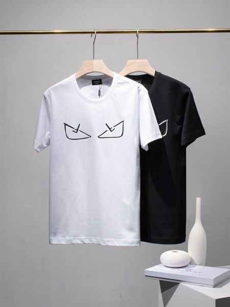 

20ss new arrival paris designer monster eyes print tshirts crewneck short sleeve tee breathable vest shirt streetwear outdoor tshirt 6.28, Black;green