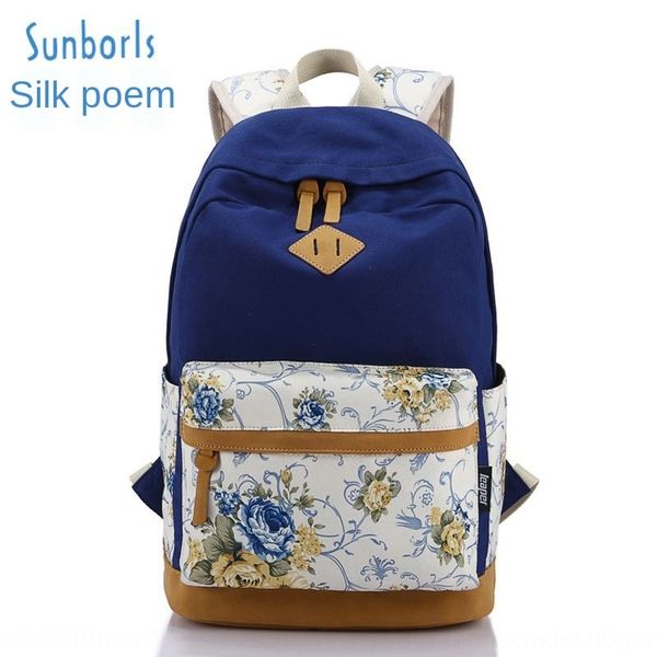 

vzqff new outdoor travel leisure female high school student bag new canvas outdoor travel backpack leisure female high school student bag ca