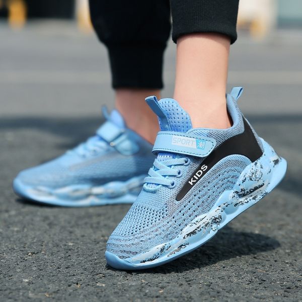 

y2ttt boys' sports 2020 sneakers, and children children's shoes new medium and large children's single net comfortable hollow, Black