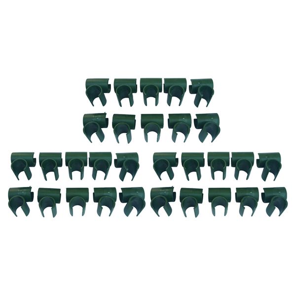 

30x garden adjustable plastic plant connectors flower rattan buckle 11mm