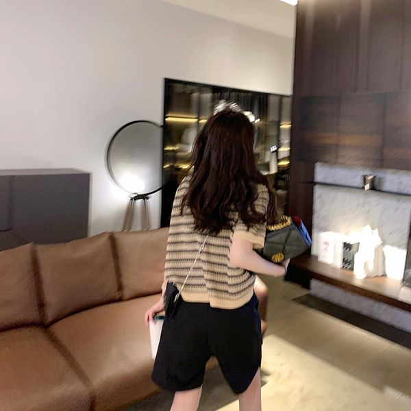 

vuylx small fragrant world gilding silk xiaoxiang world silk xiaoxiang cardiga cardigan small fragrant style women's striped short-s, White