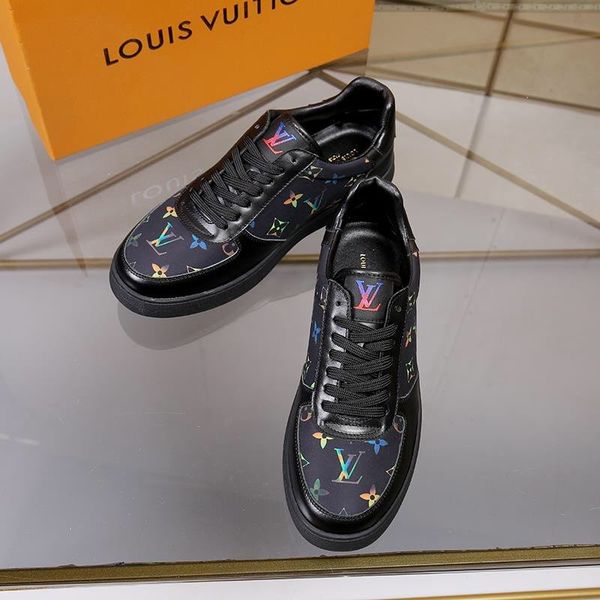 

2020 r7 leather lace-up fashion casual mens luxury designer shoes classic mesh ventilation shoes mens sneakers original box, Black