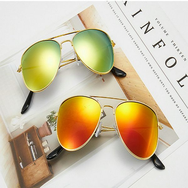 

kids colorful reflective yurt baby sunglasses gafas para ninos occhiali da sole bambino lunette de soleil bebe abc2007 uiuvf