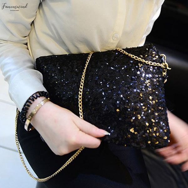 

блеск мешок плеча полиэстер большой емкости fashion club zipper полиэстер партии вечера съемная планка блестки женщины