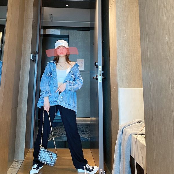 

zichuan 2020 весной и летом новые случайные промывают джинсовую куртку женщин корейский стиль свободный моды куртки кардиган 7056, Black;brown