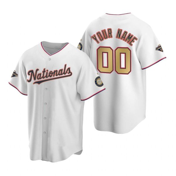 

custom nationals jerseys 22 juan soto 31 max scherzer stephen strasburg howie kendrick 2020 home patch cool base jersey trea turner stitched, Black