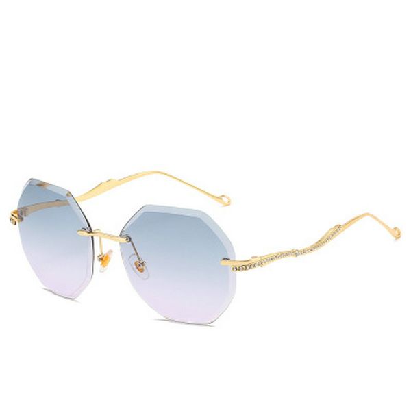 

frameless sunglasse vintage rimless sunglasses men popular fashion stylish sun glasses wholesale women shade eyewear outdoor show casecustom