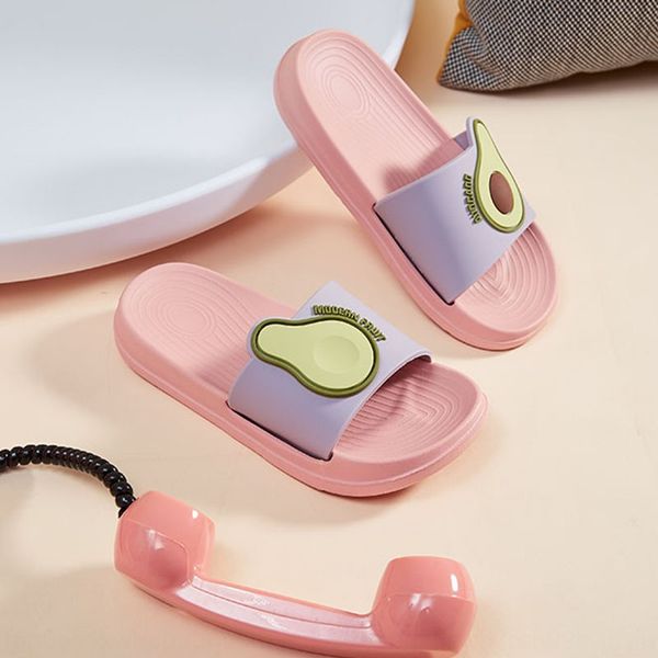 

7tohr 2020 new children' avocado eva home baby cartoon software is sandals children children sandals children' slippers slippers, Black;grey