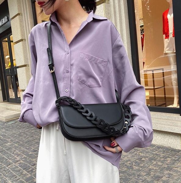 

solid color square crossbody bag 2020 new quality leather women's designer handbag weave shoulder strap messenger bolsos mujer