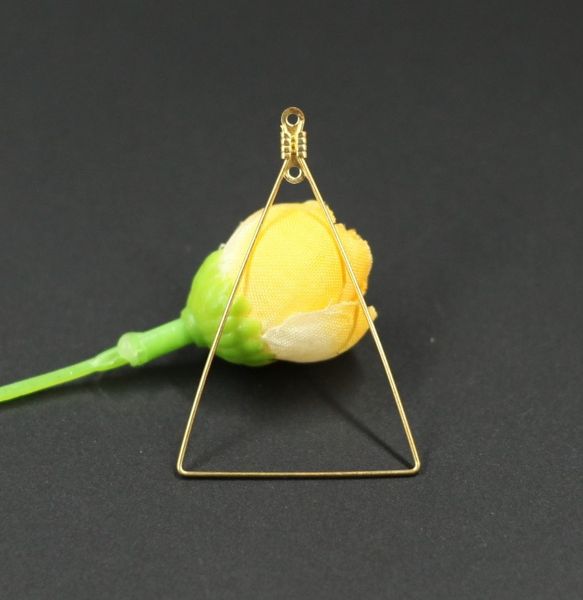 

diy accessories copper pendant mark hanger pendant diy nine-character earrings ear ring glass geometric ring, Silver