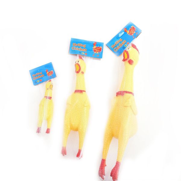 

toy screamed chicken/screamed chicken/dizzy chicken trick and sound toy vinyl chicken