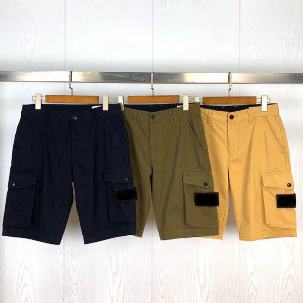 

20ss fashion mens stylist shorts casual style cargo shorts pants mens wash water pocket casual pants, White;black