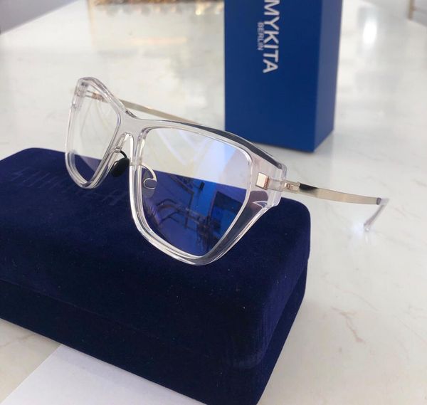 

mykita mmrawoio women fashion optical glasses frame designer eyewear glasses cat eye frame eyeglasses frame come with pacakge, White;black