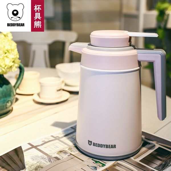 

new korean cup bear household thermal insulation kettle stainless steel large capacity new pot korean pot thermal insulation kettle