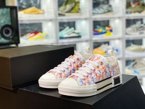 

high casual shoes sneakers flower embroidery technical canvas b23 diagonal ladies men's xshfbcl sneakers, Black;red