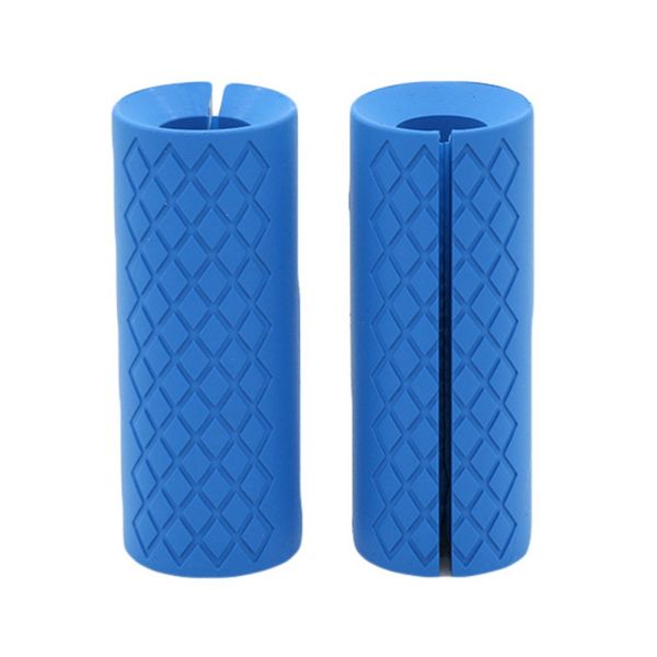 

accessories 1 pc dumbbell barbell grips thick bar handle pull up weightlifting support silicone anti-slip protect pad fitness body building