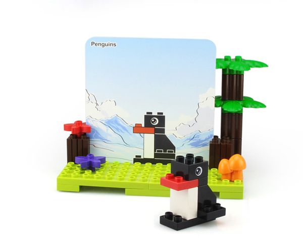 

dear zoo & cards building block assembly for child toy 06