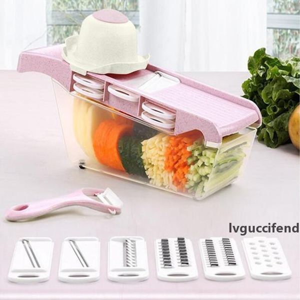 

multi-function chopping vegetables tools ham sausage cutter fruit chopper cucumber knife vegetable tools kitchen supplies yw2770