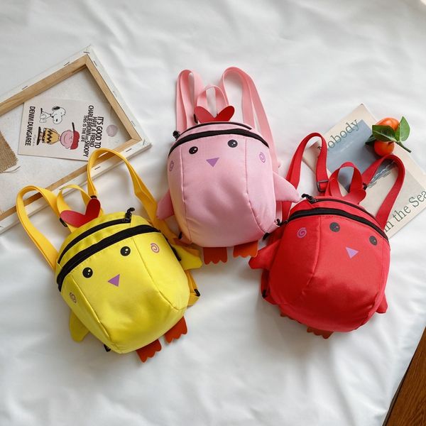 

korean style children's 2020 summer new cute bird casual backpack trendy children's bag backpack bag backpackboys and girls school