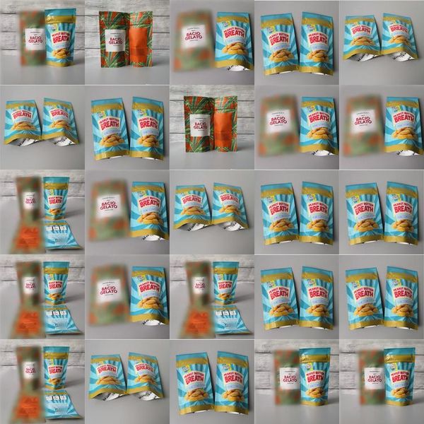 

sherbinskis bacio gelato peanut butter breath smell proof mylar bags stand up pouch packaging bags for dry herb flowers xjzpu loveshop01