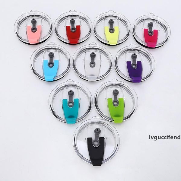 

20 oz 30 oz tumbler lid transparent straw lid for tumbler stainless steel tumblers waterproof sealed portable