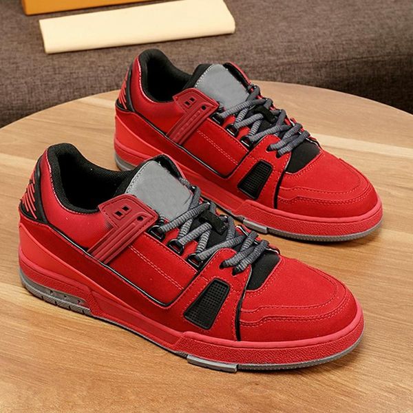 

new arrival trainer sneaker men 's shoes outdoor walking breathable luxury style footwears comfortable lace -up casual low men sho, Black
