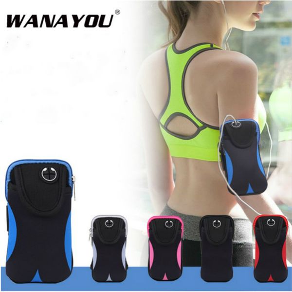 

waterproof running arm bag, men's and women's outdoor sports android phone arm bag, outdoor sports equipment