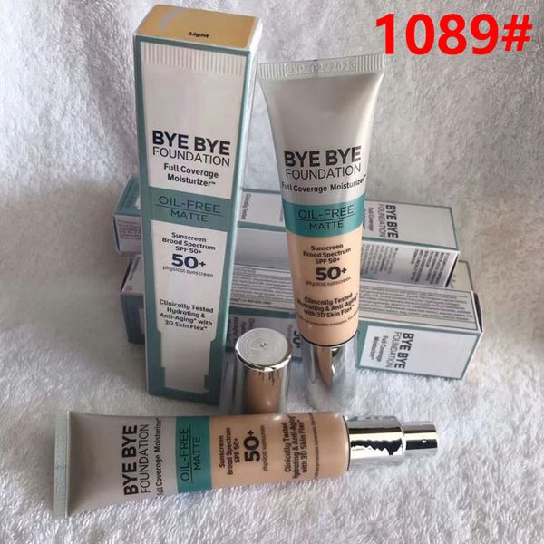 

bye bye foundation oil matte medium light 50+1089# cc+ creams medium light oil matte 50+liquid foundation oil-control