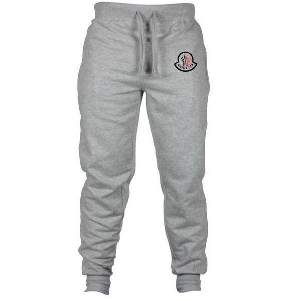 

jogging pants chinos tight-fitting jogging camouflage men's new fashion harem pants long solid color printing pants men's trousers, Black