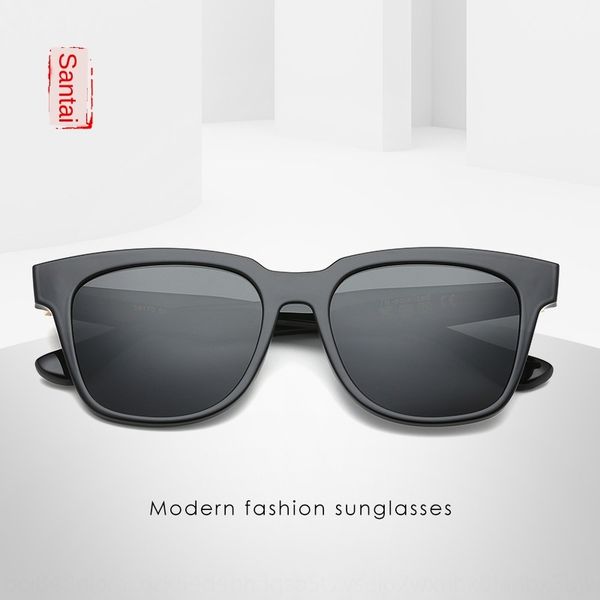 

tr58170 light men's square tr polarized sun fashionable small frame sunglasses women's business sunglasses, Silver